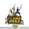 Star Wars The Clone Wars Jedi Warriors png, digital download, instant .jpg