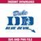 Duke bluedevil University Svg, Duke bluedevil logo svg, Duke bluedevil University, NCAA Svg, Ncaa Teams Svg (15).png