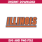 Illinois Fighting Illini Svg, Illinois Fighting Illini logo svg, Illinois Fighting Illini University, NCAA Svg (5).png