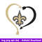 Heart  New Orleans Saints Svg, New Orleans Saints Svg, NFL Svg, Png Dxf Eps Digitla File.jpeg