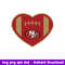 Heart San Francisco 49ers Football Svg, San Francisco 49ers Svg, NFL Svg, Png Dxf Eps Digital File.jpeg