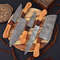 Custom Handmade Damascus Steel Knives set for Kitchen, Chef Knives Sets knife sets (2).jpg