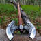 Double Head Axe Handmade Medieval Viking Axe (2).jpg