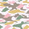 Modern Girly Camo Mix Colored Seamless Pattern Women’s Recycled Athletic Shorts