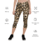 Leopard Print Animal Skin Pattern Capri Leggings