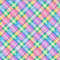 Pastel Rainbow Plaid Pattern Women’s cropped windbreaker