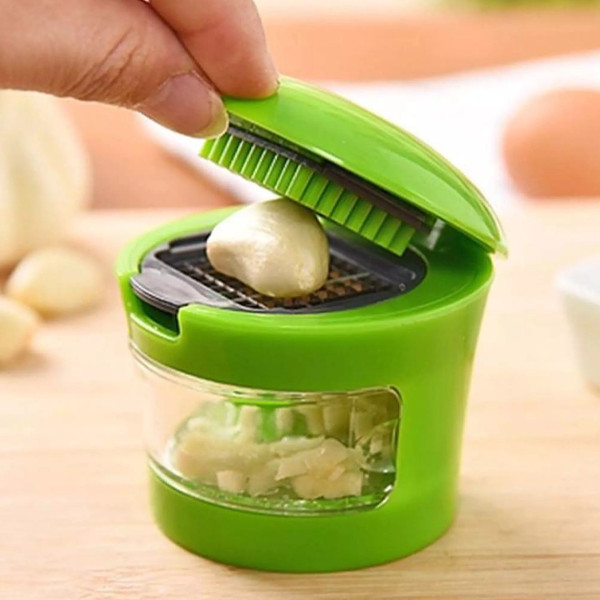 Garlic Press Chopper Slicer and Dicer Double Side 