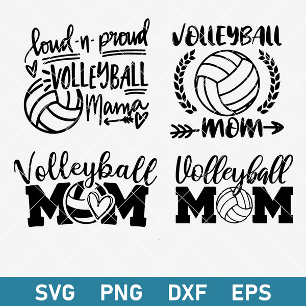 Volleyball Mom Bundle Svg, Volleyball Mom Svg, Mom Sport Svg Png Dxf Eps File (2).jpeg