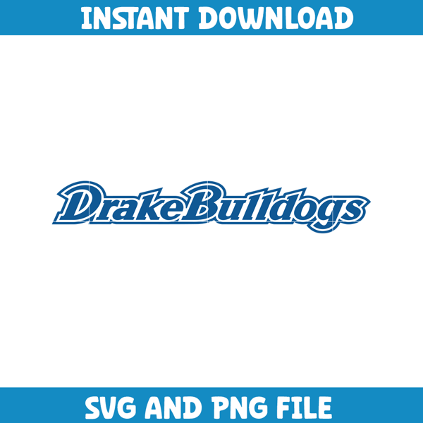 Drake Bulldogs University Svg, Drake Bulldogs logo svg, Drake Bulldogs University, NCAA Svg, Ncaa Teams Svg (64).png