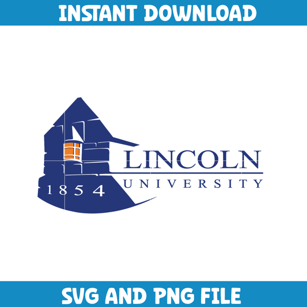 Lincoln ncaa Svg, Lincoln University logo svg, Lincoln University svg, NCAA Svg, sport svg (4).png
