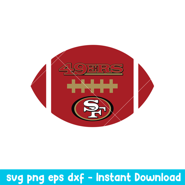 Baseball San Francisco 49ers Team Logo Svg, San Francisco 49ers Svg, NFL Svg, Png Dxf Eps Digital File.jpeg
