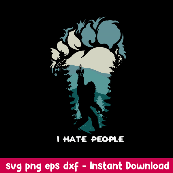 I Hate People Svg, Gorillas Svg, Png Dxf Eps File.jpeg