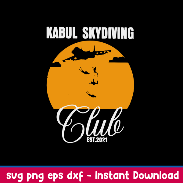 Kabul Skydiving Club Svg, Png Dxf Eps File.jpeg