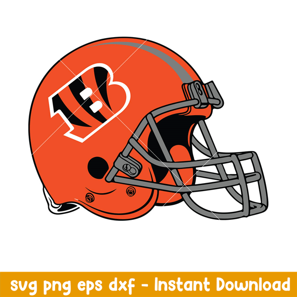 Helmet Cincinnati Bengals Svg, Cincinnati Bengals Svg, NFL Svg, Png Dxf Eps Digital File.jpeg