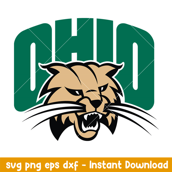 Ohio Bobcats Logo Svg, Ohio Bobcats Svg, NCAA Svg, Png Dxf Eps Digital File.jpeg