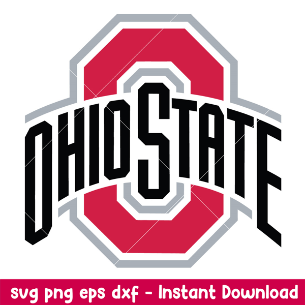 Ohio State Buckeyes Logo Svg, Ohio State Buckeyes Svg, NCAA Svg, Png Dxf Eps Digital File.jpeg