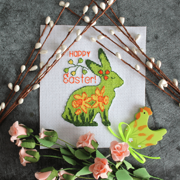 Cross stitch pattern Happy Easter (2).png