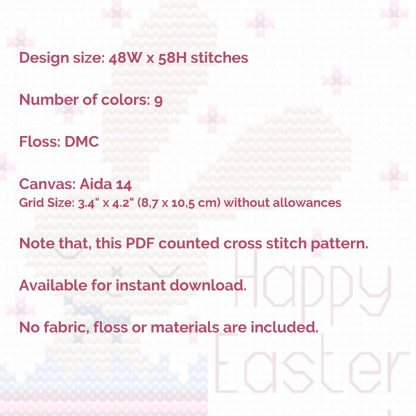 Cross stitch pattern Happy Easter Day (3).png