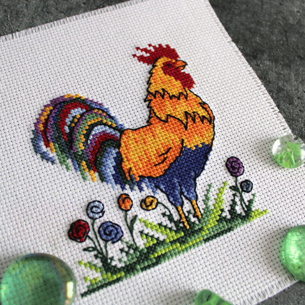 Easy cross stitch pattern rooster (2).png