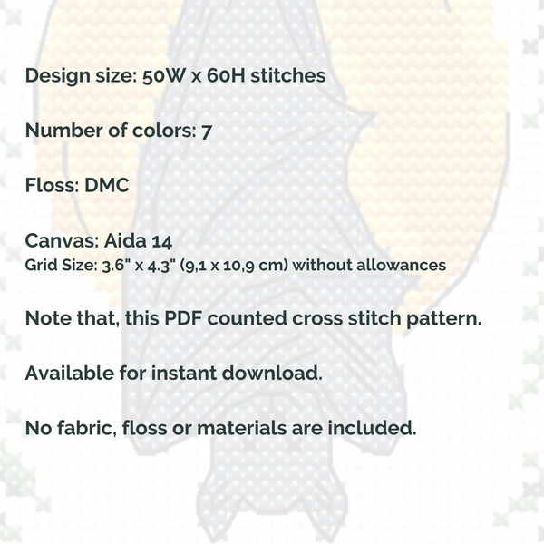 Cross stitch pattern Bat (4).png