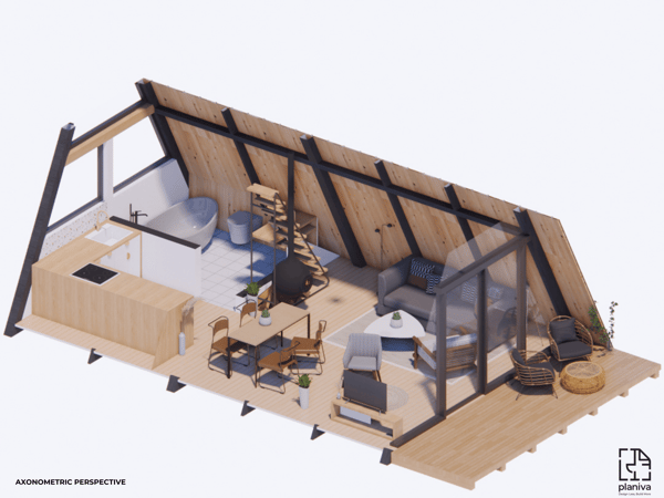 Modern A Frame Cabin, 18ft by 26ft, 475 sq. ft. 1 (7).png