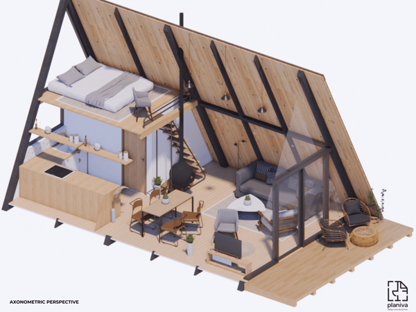 Modern A Frame Cabin, 18ft by 26ft, 475 sq. ft. 1 (8).png