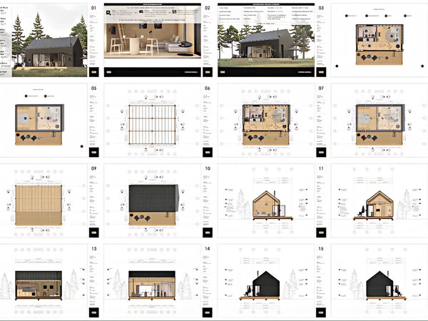 Barndominium House, Tiny House, Modern House, Architectural Plans - 16ft x 28ft ( 448 Sq Ft ) 1  (7).png