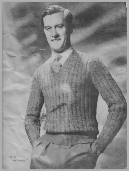 Knitting Pattern Mens Cardigans and Jumpers Patons Book 193 Vintage (5).jpg