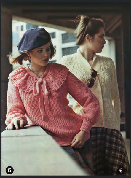 Knitting Pattern for Womens Patons 574 Bluebell Vintage (3).jpg