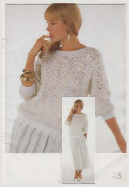 Knitting Pattern for Womens Jumpers Tops Sweater Patons 795 Summer Favourites Vintage (3).jpg