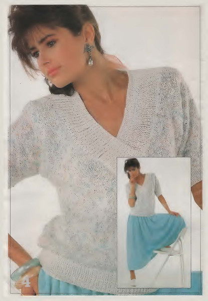 Knitting Pattern for Womens Jumpers Tops Sweater Patons 795 Summer Favourites Vintage (4).jpg