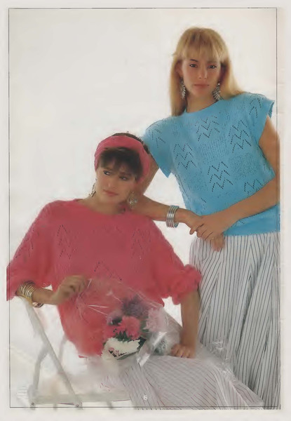 Knitting Pattern for Womens Jumpers Tops Sweater Patons 795 Summer Favourites Vintage (6).jpg