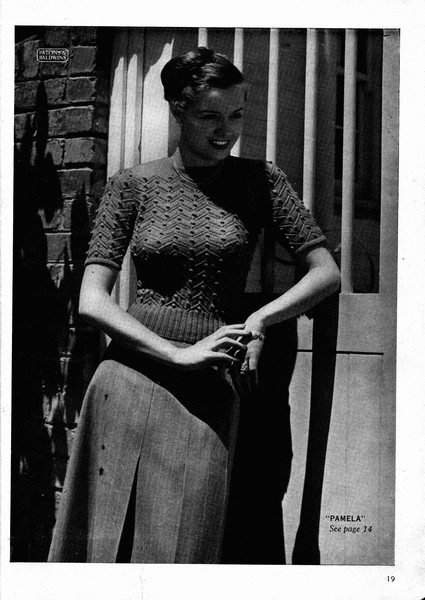 Knitting Pattern for Womens Cardigans Patons 251 Vintage (7).jpg
