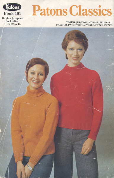 Knitting Pattern for Ladys Jumpers Cardigans Patons 161 Vintage (2).jpg