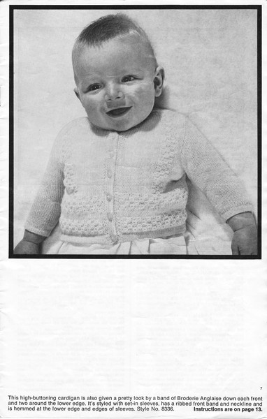 Vintage Knitting Pattern for Baby Cardigans Patons 833 Baby Talk (6).jpg