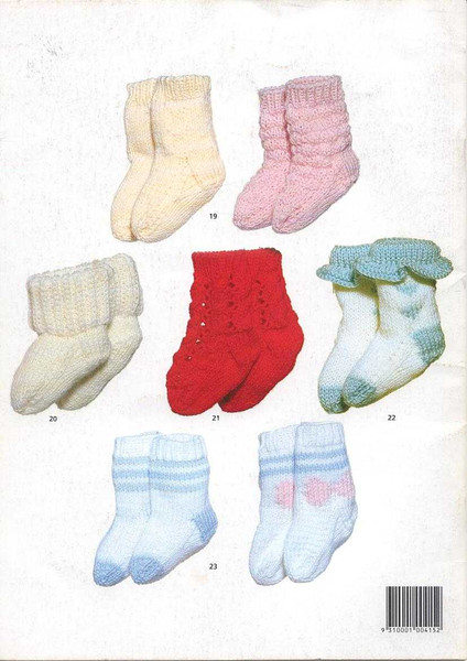 Vintage Baby Bootees Knitting and Crochet Pattern Patons C45 Twinkle Toes (4).jpg