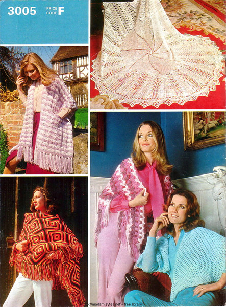 Vintage Shawl Afghans Knitting and Crochet Pattern Patons 3005 Cover Ups (2).jpg