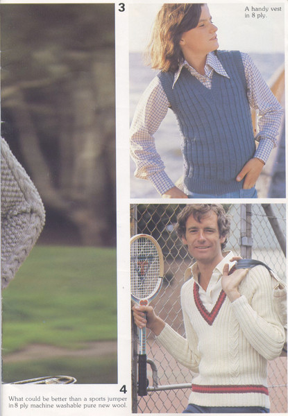 Vintage Jumper Vest Knitting Pattern for Men Patons 618 Fashions for Men (3).jpg