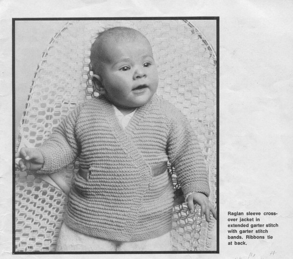 Vintage Jacket Jumper Knitting Pattern for Baby Patons 998 Knitting for Littlies (2).jpg
