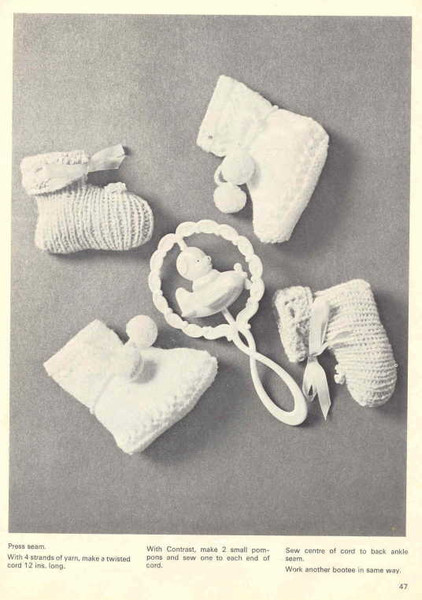 Vintage Coat Jacket Dress Knitting and Crochet Pattern for Baby Patons 166 Baby Book (12).jpg