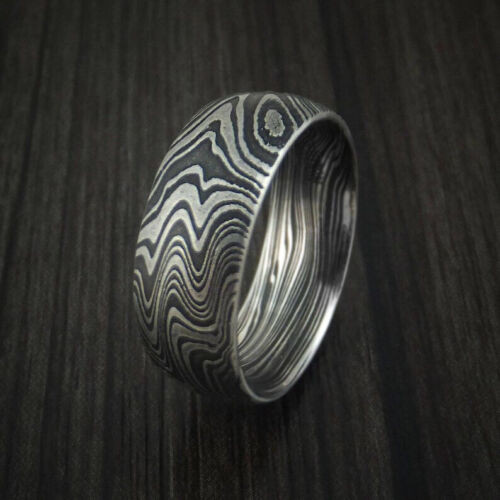 Timeless-Elegance Men's-Black-Damascus-Wedding-Band - Unique-Ring for Engagements & Special-Occasions (3).jpg