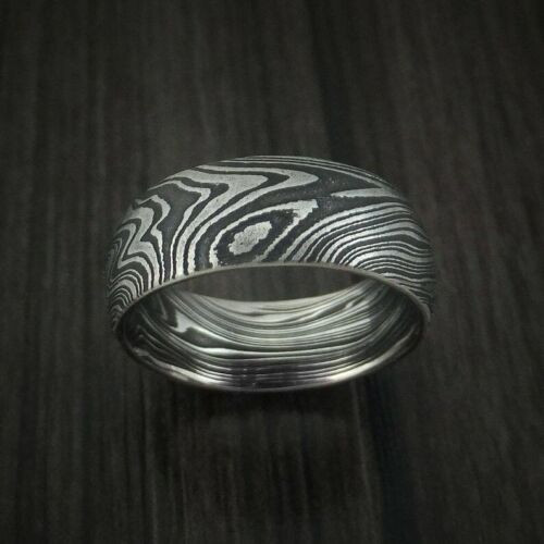 Timeless-Elegance Men's-Black-Damascus-Wedding-Band - Unique-Ring for Engagements & Special-Occasions (8).jpg