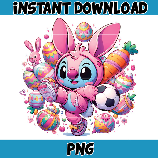 Pink Cartoon Stitch Png, Cartoon Easter Png, Stitch Easter Png, Happy Easter Day Png, Funny Easter Png, Instant Download (2).jpg