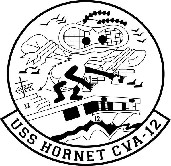USS HORNET CVA-12 AIRCRAFT CARRIER PATCH VECTOR FILE.jpg