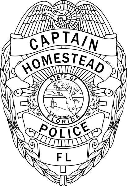 CAPTAIN homestead florida police badge vector file.jpg
