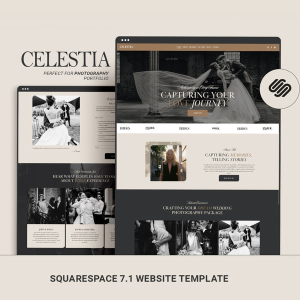 Photography Squarespace Website Template, Wedding Photographer Website, Squarespace 7.1 portfolio template (1).jpg