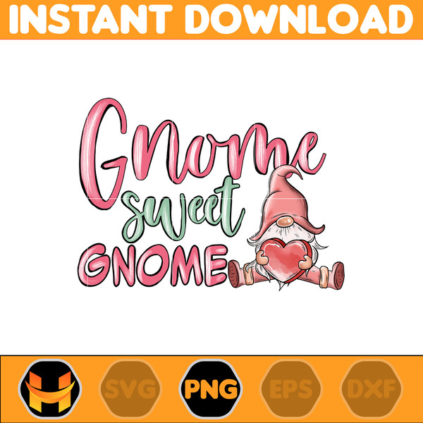 Valentines Day Gnomes Png Sublimation Design, Valentine's Day Gnome Png, Valentines Day Png, Gnome with Heart Png, Love Gnomes Png (3).jpg