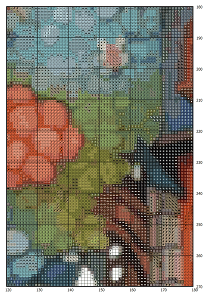 TreeHouse - Cross Stitch Pattern - PDF Counted House Village - Fabulous Fantastic Magical Cottage - Cottage in Garden - 5 Sizes (2).png