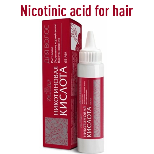 Nicotinic acid for hair by Mirrolla 65ml / 2.19oz