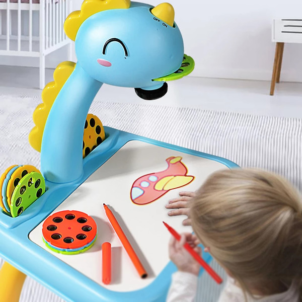 Puppy Projector Drawing Board, Trace and Draw Projection Drawing Painting  Board Table Set for Kids Toddler 3 Years Old